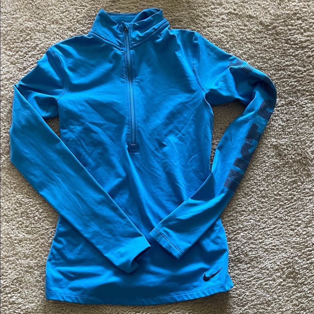 Nike Turquoise Half-Zip Pullover